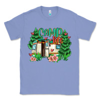 Colony Blue camp life Classic Tee - MaliasSmallBusiness