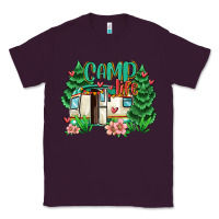 Plum camp life Classic Tee - MaliasSmallBusiness