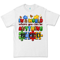 White in a world where you can be anything be kind Premium Tee - JahusDesignShop