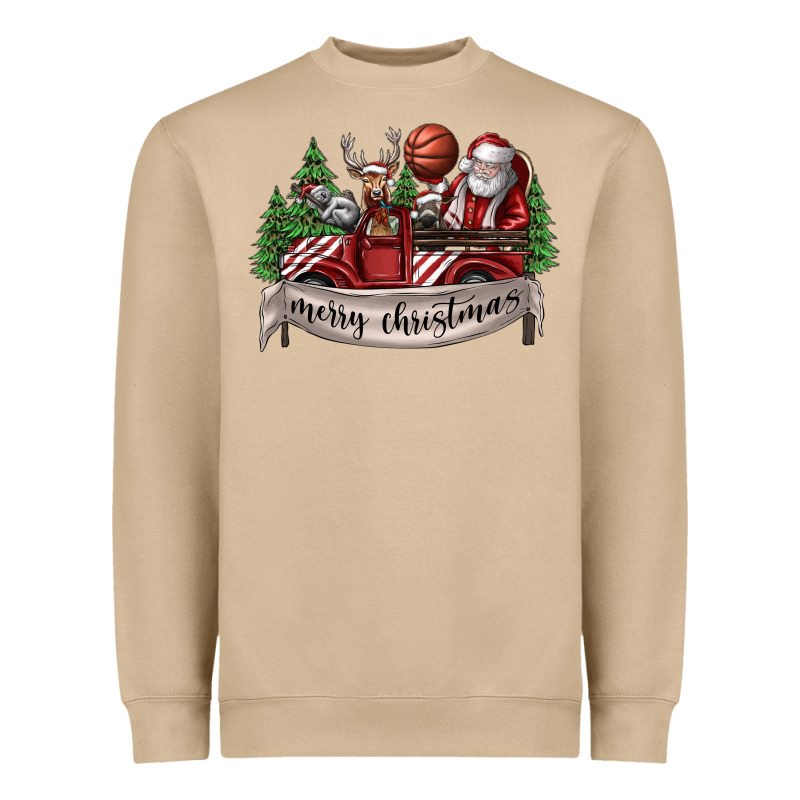 Merry Christmas Heavyweight Sweatshirt by SublimationCraftShop | Teevron