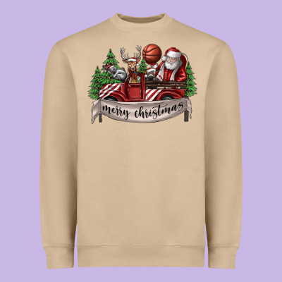 Merry Christmas Heavyweight Sweatshirt Designed By Sublimationcraftshop