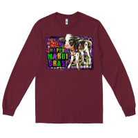 Burgundy Mardi Gras Calf Long Sleeve Tee - LillyAllenDesigns
