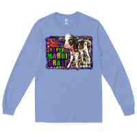 Colony Blue Mardi Gras Calf Long Sleeve Tee - LillyAllenDesigns
