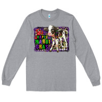 Heather Grey Mardi Gras Calf Long Sleeve Tee - LillyAllenDesigns