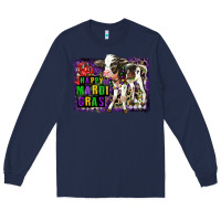 Navy Mardi Gras Calf Long Sleeve Tee - LillyAllenDesigns