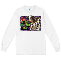 White Mardi Gras Calf Long Sleeve Tee - LillyAllenDesigns