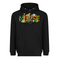 Black St. Patrick's Day Nurse Heavyweight Hoodie - CowGirlArtShop