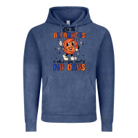 Vintage Denim on the bleachers is where i spend most of my days Vintage Hoodie - MaliasSmallBusiness