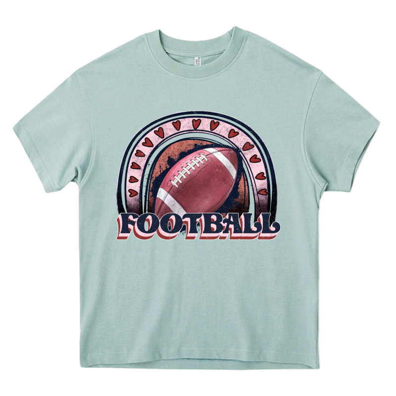 Football Rainbow Heavy Core Tee by JahusDesignShop | Teevron