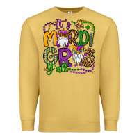 Antique Gold it's mardi gras y'all gnomes Premium Sweatshirt - OliviaCreatesArt