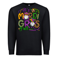 Black it's mardi gras y'all gnomes Premium Sweatshirt - OliviaCreatesArt