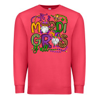 Cardinal it's mardi gras y'all gnomes Premium Sweatshirt - OliviaCreatesArt
