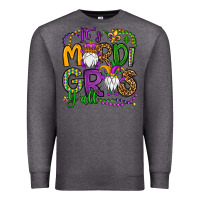 Charcoal Heather it's mardi gras y'all gnomes Premium Sweatshirt - OliviaCreatesArt