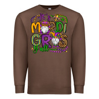 Chestnut it's mardi gras y'all gnomes Premium Sweatshirt - OliviaCreatesArt