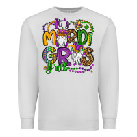 Dove Grey it's mardi gras y'all gnomes Premium Sweatshirt - OliviaCreatesArt
