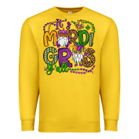 Lemon it's mardi gras y'all gnomes Premium Sweatshirt - OliviaCreatesArt