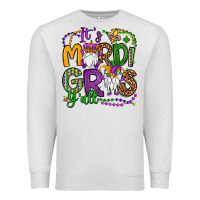 Oatmeal Heather it's mardi gras y'all gnomes Premium Sweatshirt - OliviaCreatesArt