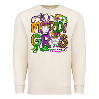 Sandshell it's mardi gras y'all gnomes Premium Sweatshirt - OliviaCreatesArt