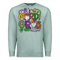 Seafoam it's mardi gras y'all gnomes Premium Sweatshirt - OliviaCreatesArt
