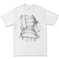 White 2 volleyball patch Premium Tee - AdoDesignShop