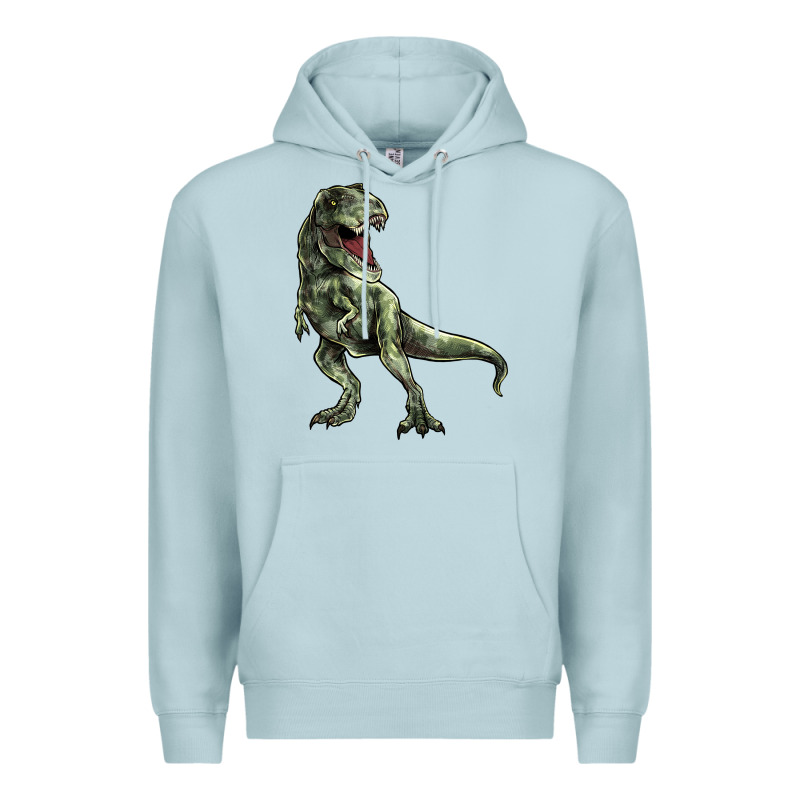 T-rex Premium Hoodie by HowdyJamesFarm | Teevron