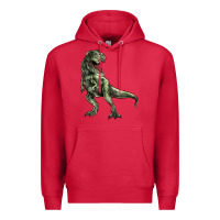 Cardinal T-rex Premium Hoodie - HowdyJamesFarm
