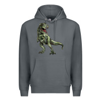 Rock T-rex Premium Hoodie - HowdyJamesFarm