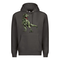 Smoke T-rex Premium Hoodie - HowdyJamesFarm