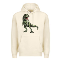 Tofu T-rex Premium Hoodie - HowdyJamesFarm