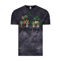 Cloud Black just one more plant Vintage Tee - MaliasSmallBusiness