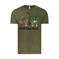 Vintage Olive just one more plant Vintage Tee - MaliasSmallBusiness