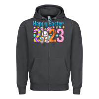 Happy Easter 2023 Easter Day Zipper Hoodie | Teevron