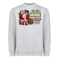 Heather Grey It's The Present For Me Heavyweight Sweatshirt - SublimationCraftShop