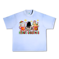 Grape Ice meowy christmas cats coffee cups Urban Heavy Tee - MaliasSmallBusiness