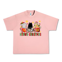 Salmon meowy christmas cats coffee cups Urban Heavy Tee - MaliasSmallBusiness