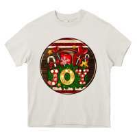 Cream Christmas joy and hot chocolate Heavy Core Tee - AdoDesignShop