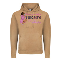 Vintage Camel make yourself a priority today and everyday afro w Vintage Hoodie - NancyCooperArtShop