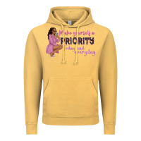 Vintage Mustard make yourself a priority today and everyday afro w Vintage Hoodie - NancyCooperArtShop