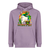 Lavender Happy Dentist St. Patrick's Day Heavyweight Hoodie - HowdyJamesFarm