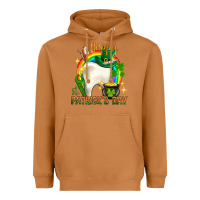 Meerkat Happy Dentist St. Patrick's Day Heavyweight Hoodie - HowdyJamesFarm