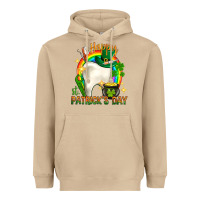 Mushroom Happy Dentist St. Patrick's Day Heavyweight Hoodie - HowdyJamesFarm