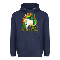 Navy Happy Dentist St. Patrick's Day Heavyweight Hoodie - HowdyJamesFarm