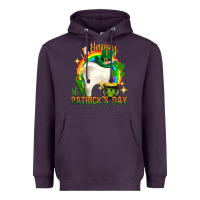 Plum Happy Dentist St. Patrick's Day Heavyweight Hoodie - HowdyJamesFarm