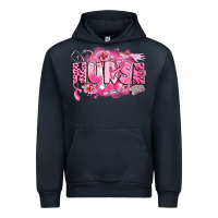 Navy breast cancer nurse Urban Hoodie - LillyAllenDesigns