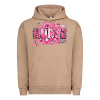 Pigment Burro breast cancer nurse Urban Hoodie - LillyAllenDesigns