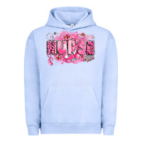 Pigment Grape Ice breast cancer nurse Urban Hoodie - LillyAllenDesigns