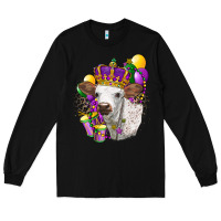 Black Mardi Gras Longhorn Calf Long Sleeve Tee - LillyAllenDesigns