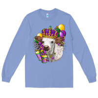 Colony Blue Mardi Gras Longhorn Calf Long Sleeve Tee - LillyAllenDesigns