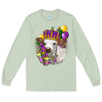 Matcha Mardi Gras Longhorn Calf Long Sleeve Tee - LillyAllenDesigns