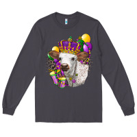 Smoke Mardi Gras Longhorn Calf Long Sleeve Tee - LillyAllenDesigns